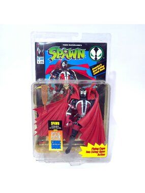 Todd McFarlanes Spawn Special Edition Action Figure With Comic Book & Swing-Open